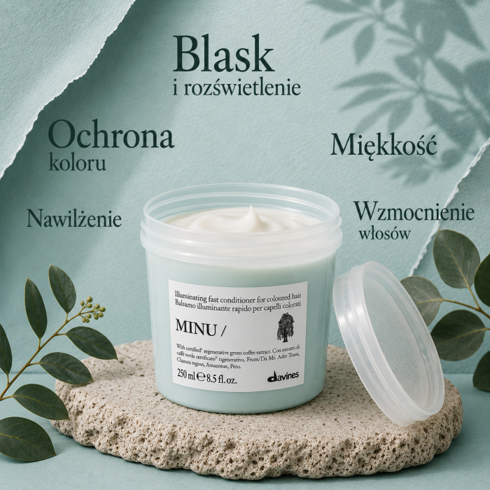 Davines MINU Conditioner 250 ml odżywka do włosów farbowanych 3