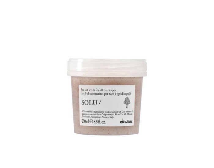 DAVINES ESSENTIAL HAIRCARE SOLU peeling do włosów i skóry głowy Sea Salt Scrub C