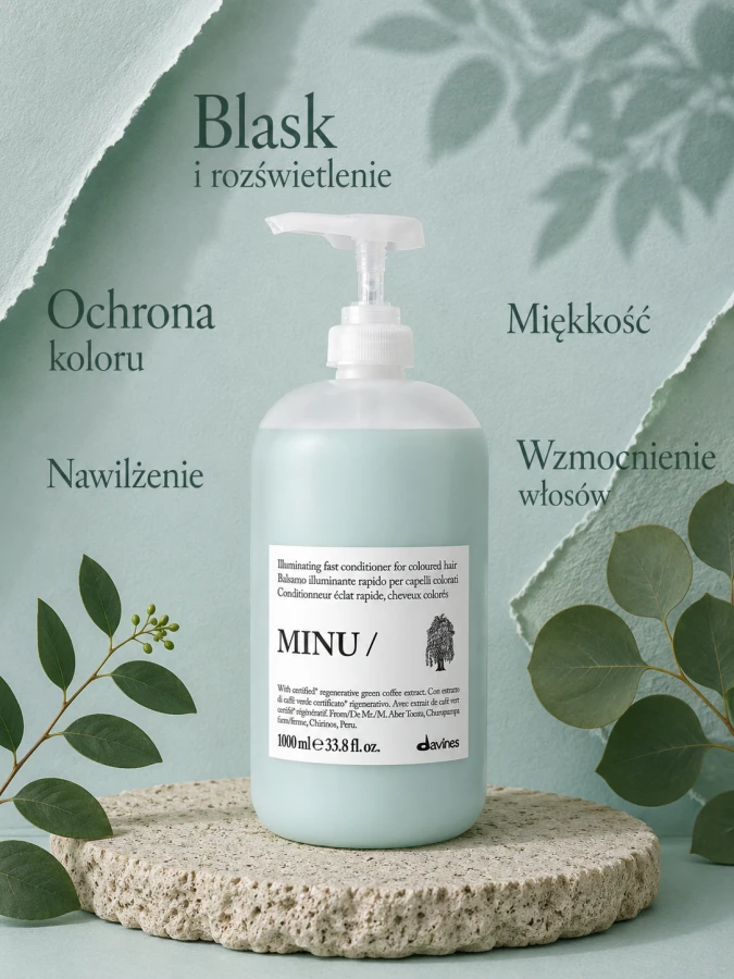 DAVINES NEW ESSENTIAL HAIRCARE odżywka do włosów MINU Conditioner 1000 ml 2
