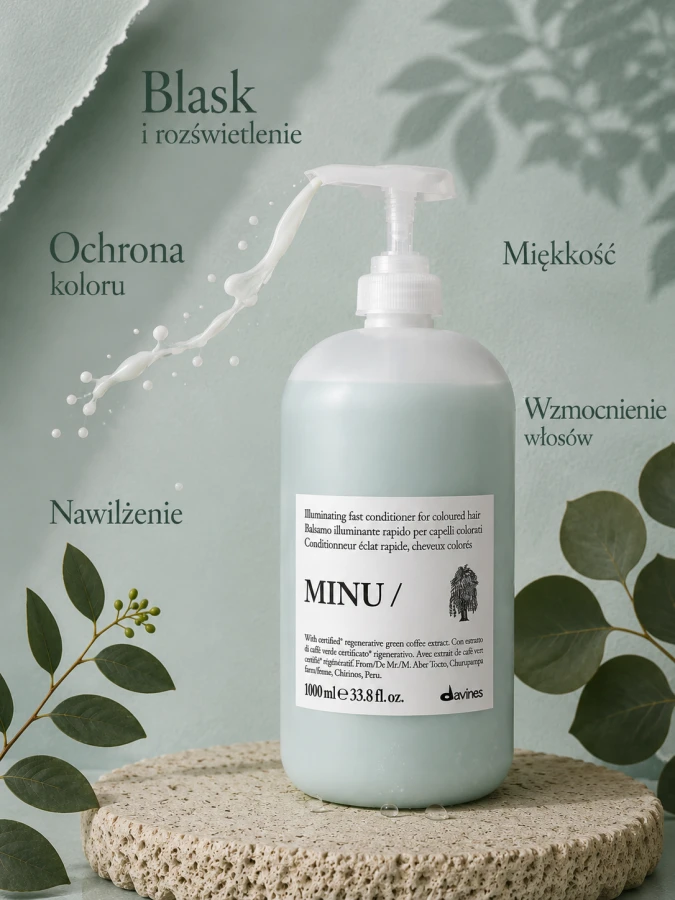DAVINES NEW ESSENTIAL HAIRCARE odżywka do włosów MINU Conditioner 1000 ml 3