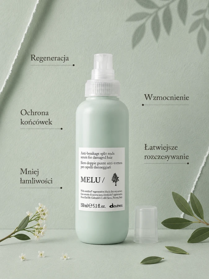 DAVINES NEW ESSENTIAL HAIRCARE serum do włosów MELU Serum 150 ml 2