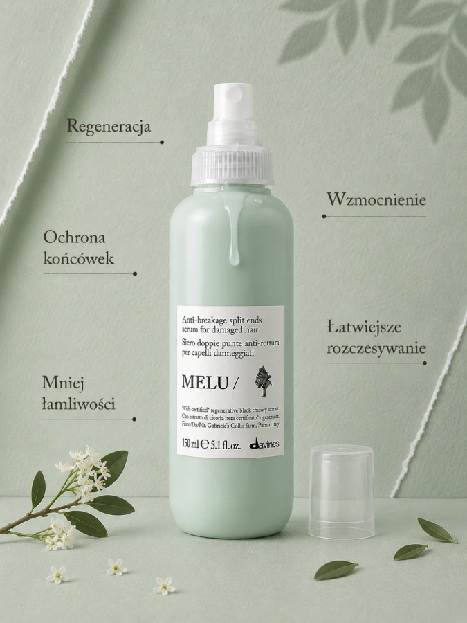 DAVINES NEW ESSENTIAL HAIRCARE serum do włosów MELU Serum 150 ml 3