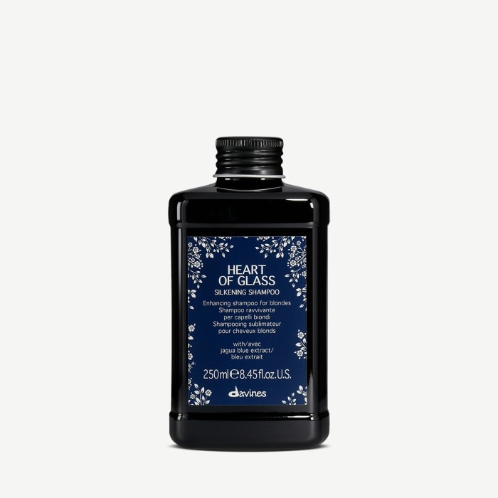 DAVINES HEART OF GLASS szampon do włosów blond Silkening Shampoo 250 ml