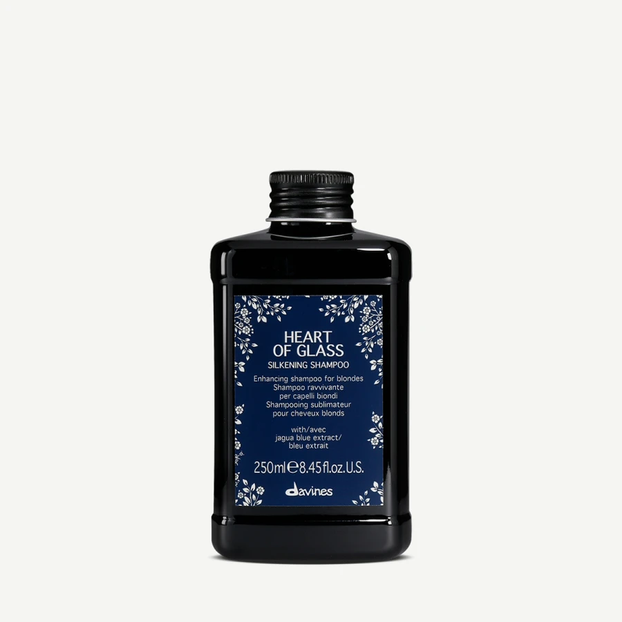 DAVINES HEART OF GLASS szampon do włosów blond Silkening Shampoo 250 ml