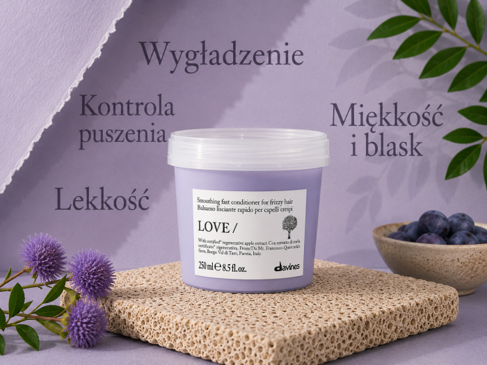 DAVINES NEW ESSENTIAL HAIRCARE odżywka do włosów LOVE Smoothing Conditioner 250 2
