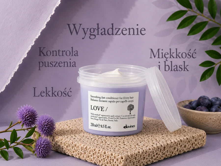 DAVINES NEW ESSENTIAL HAIRCARE odżywka do włosów LOVE Smoothing Conditioner 250 3