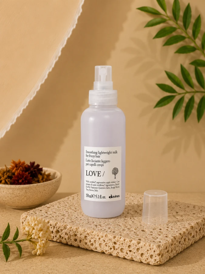 DAVINES NEW ESSENTIAL HAIRCARE mleczko do włosów LOVE Smoothing Milk 150 ml 2