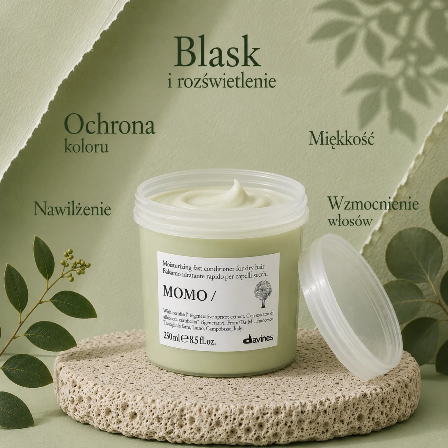 Davines MOMO Conditioner 250 ml odżywka nawilżająca do włosów 3