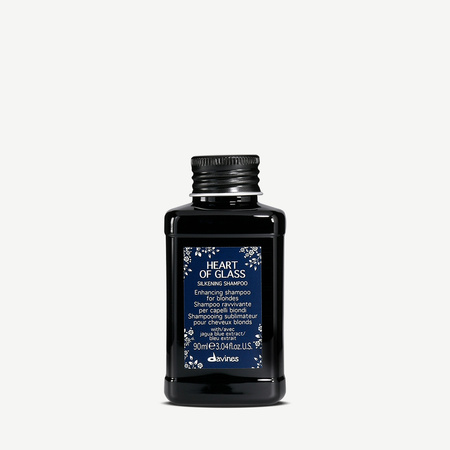 DAVINES HEART OF GLASS szampon do włosów blond Silkening Shampoo 90 ml