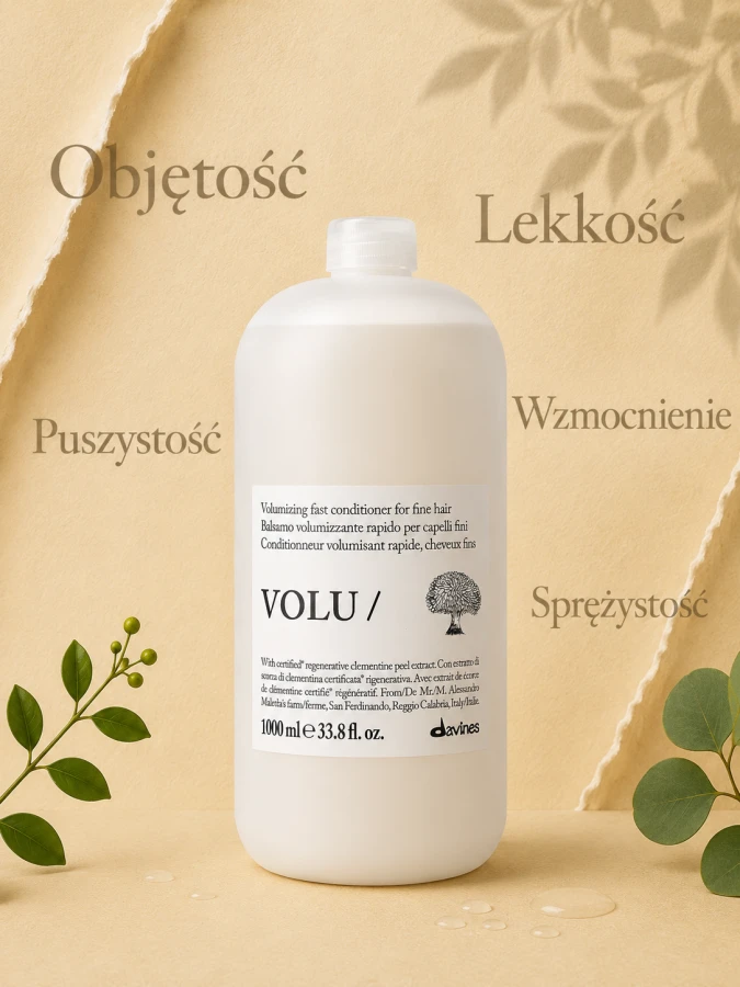 DAVINES NEW ESSENTIAL HAIRCARE odżywka do włosów VOLU Conditioner 1000 ml 2