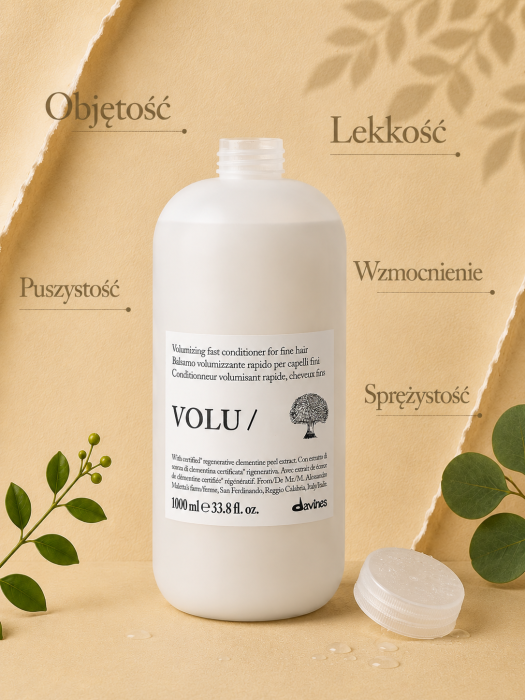 DAVINES NEW ESSENTIAL HAIRCARE odżywka do włosów VOLU Conditioner 1000 ml 3