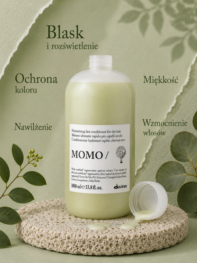 DAVINES NEW ESSENTIAL HAIRCARE odżywka do włosów MOMO Conditioner 1000 ml 2