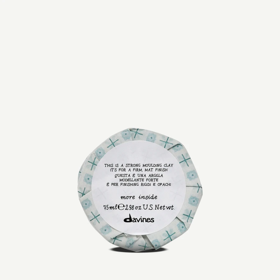 DAVINES MORE INSIDE glinka do włosów Strong Moulding Clay 75 ml