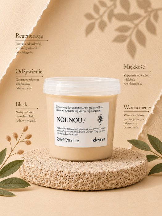 DAVINES ESSENTIAL HAIRCARE NOUNOU odżywka do włosów 250 ml 2
