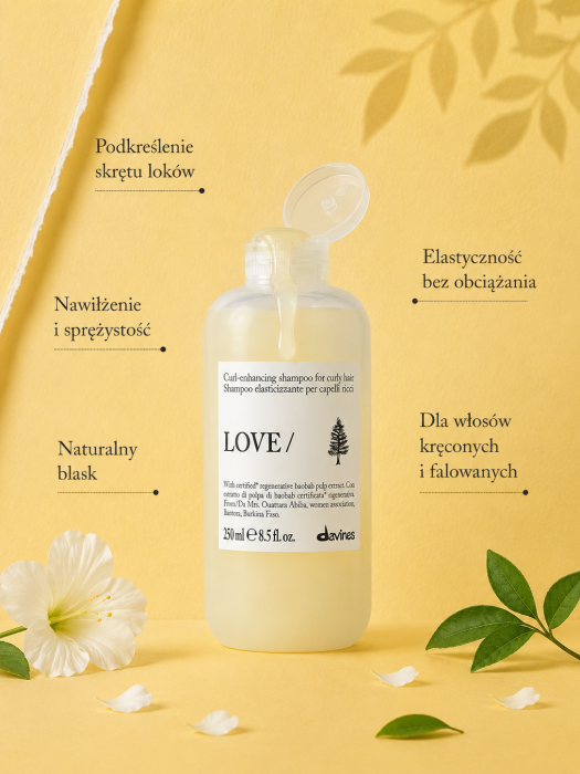 DAVINES ESSENTIAL HAIRCARE szampon do włosów LOVE CURL Shampoo 250 ml 2