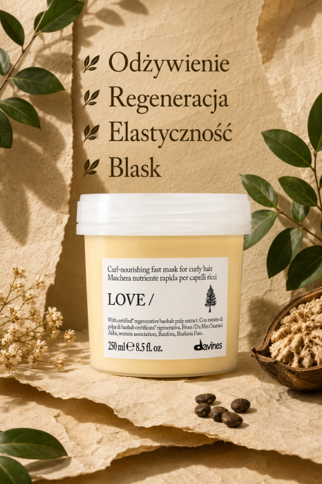 Davines LOVE CURL Hair Mask 250 ml – maska do włosów kręconych 2