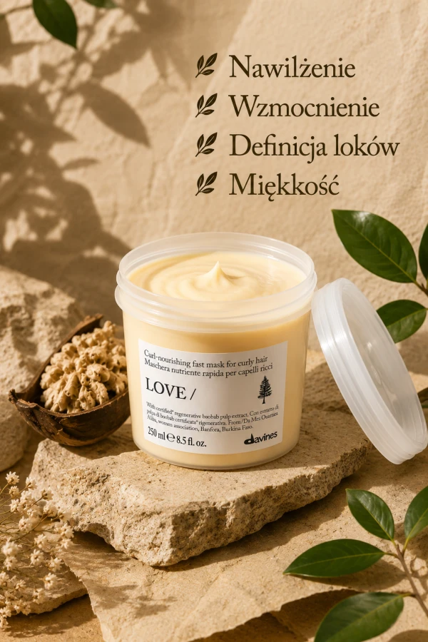 Davines LOVE CURL Hair Mask 250 ml – maska do włosów kręconych 3