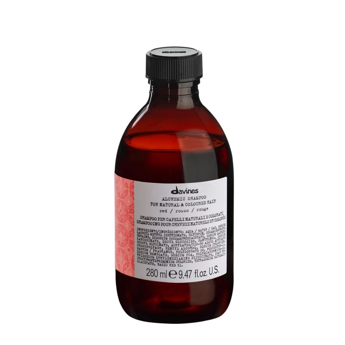 Davines Alchemic Red Shampoo 280 ml szampon podkreślający kolor czerwony