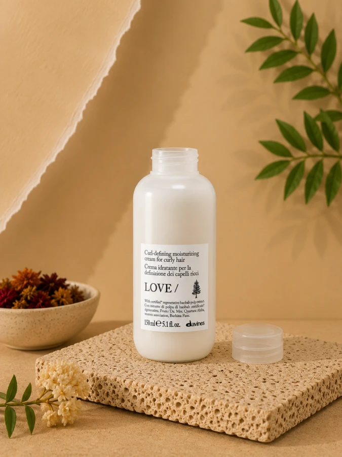 DAVINES NEW ESSENTIAL HAIRCARE nawilżający krem do włosów LOVE CURL Cream 150 ml 2