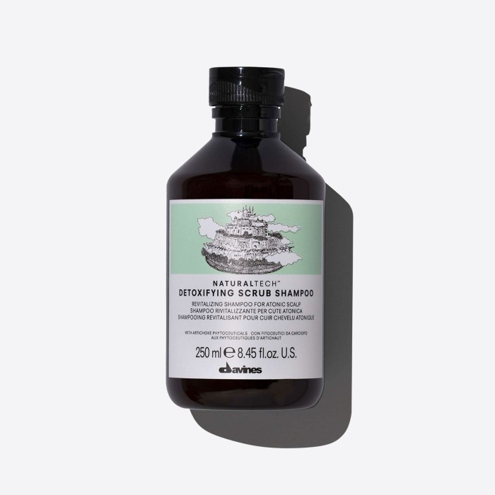 DAVINES NATURALTECH szampon do włosów i skóry Detoxifying Scrub Shampoo 250ml