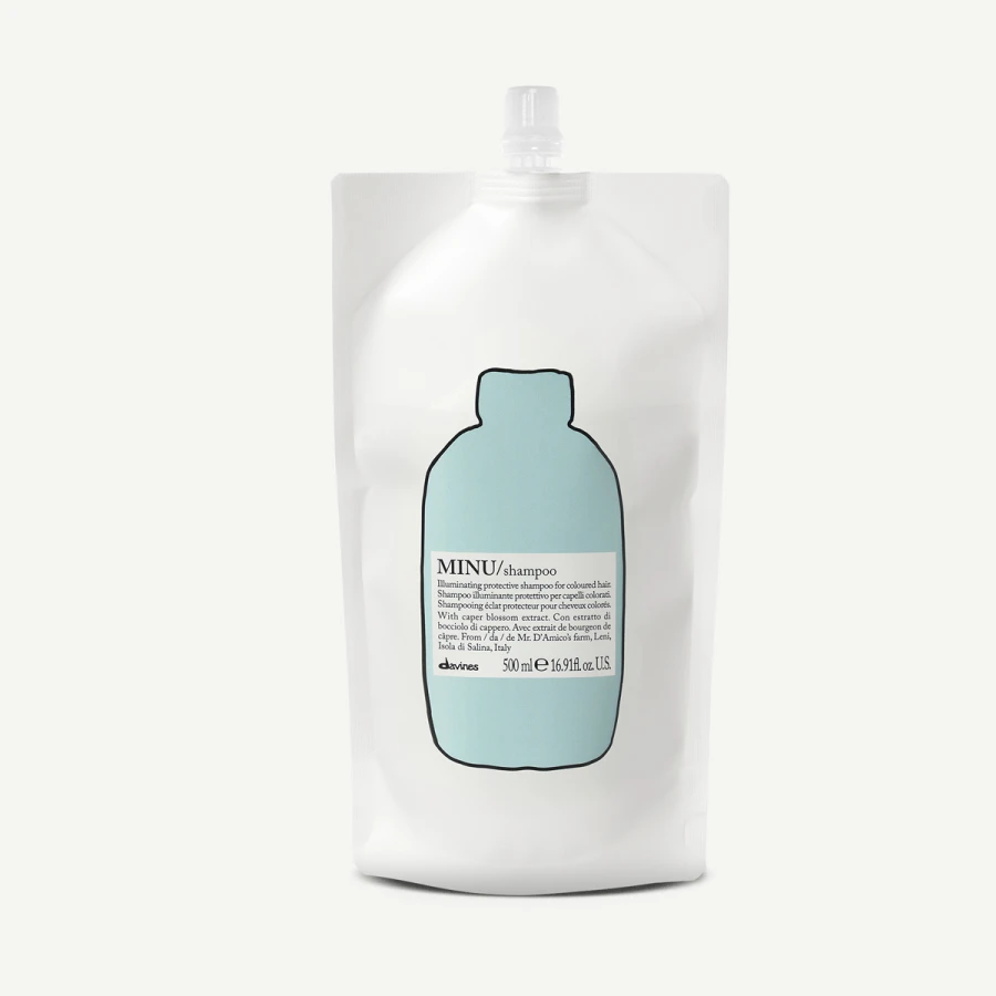 Davines MINU Shampoo Refill 500 ml szampon do włosów farbowanych